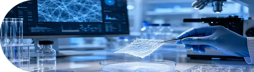 Development of nanofibers for medical dressings